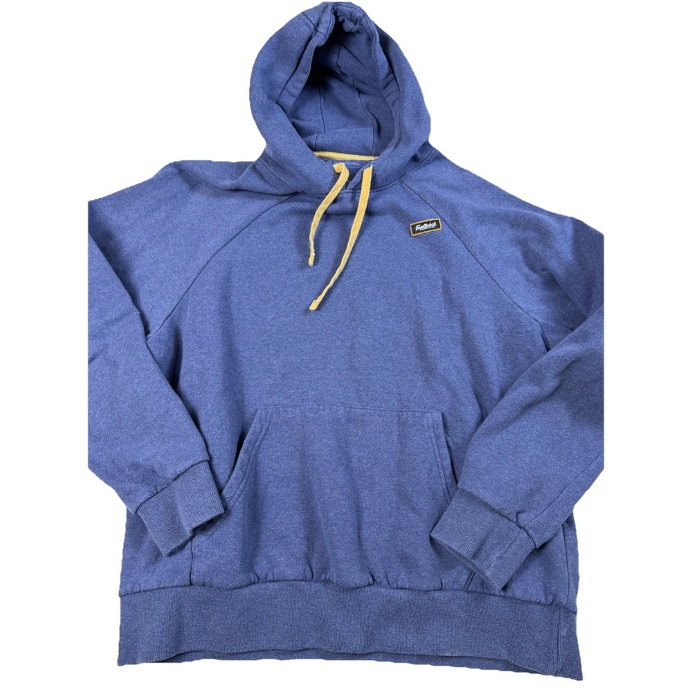 Fayettechill Every Day‎ Women Hoodie Large Pullover Color Blue